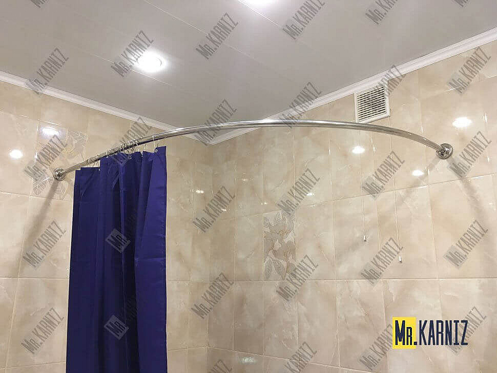 Карниз для ванны Santek Ибица 150х100 Усиленный 25 мм MrKARNIZ фото 10