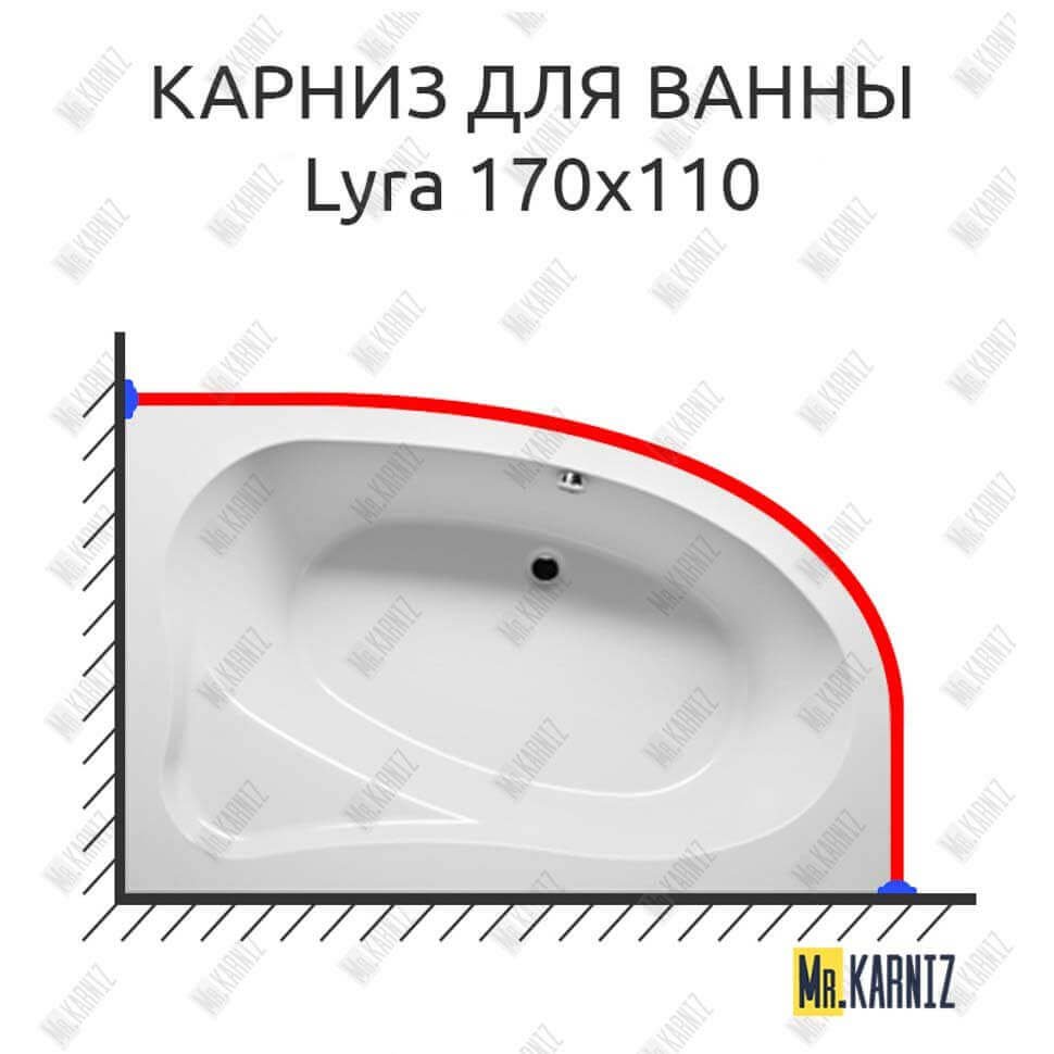Карниз для ванны Riho Lyra 170х110 Усиленный 20 мм MrKARNIZ Карниз для ванны Riho Lyra 170х110 Усиленный 20 мм MrKARNIZ