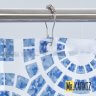 Штора для ванной Circle Blue фото 3