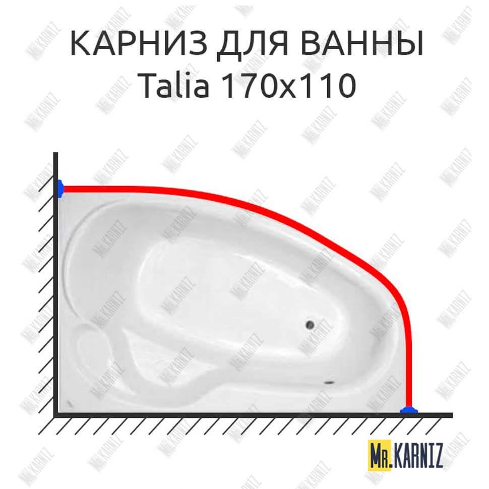 Карниз для ванны THERMOLUX TALIA 170х110 Усиленный 20 мм MrKARNIZ Карниз для ванны THERMOLUX TALIA 170х110 Усиленный 20 мм MrKARNIZ