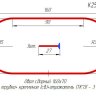 Карниз для ванной Овальный 160х70 усиленный 25 мм MrKARNIZ фото 5