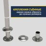 Карниз для ванны Osm Клео 140х140 Усиленный 25 мм MrKARNIZ фото 3